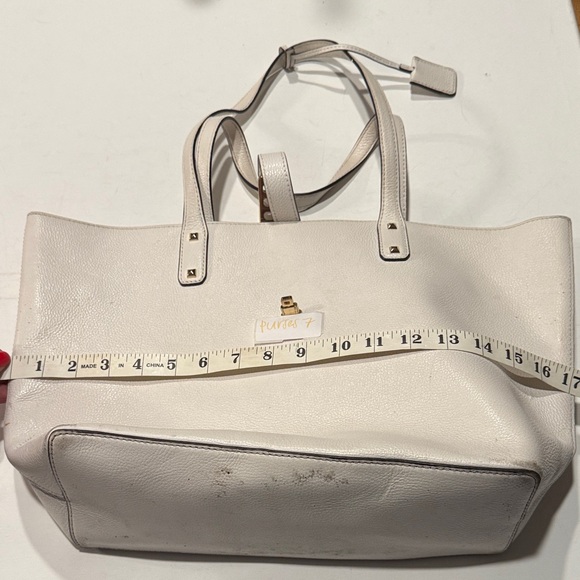 MICHAEL Michael Kors Cream Tote with Gold Accents - Picture 5 of 7